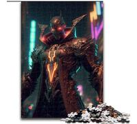 Puzzle 1000 pièces pour Adultes Cyborg en Bois, idéal pour Les Anniversaires, Noël et Halloween 50x75cm, décoration Artistique à Faire soi-même, Cadeau d'anniversaire idéal