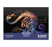Puzzle 1000 pièces pour Adultes, Cygne Musical de l'harmonie, Puzzle carré, pour Adultes et Adolescents, Puzzles en Bois, décoration d'intérieur, 1000 pièces (75 x 50 cm)
