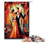 Puzzle 1000 pièces pour Adultes Danse Salsa dans Les années 70 Amusant en Famille avec Affiche Assortie et fiche de Questions réponses 75 x 50 cm