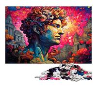 Puzzle 1000 pièces pour Adultes David de Michel Ange décoration Murale Cadeaux d'anniversaire Art Mural 1000 pièces (38 x 26 cm)