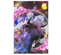 Puzzle 1000 Pièces pour Adultes, Décoration Murale du Zodiaque Taureau, Puzzle pour Adultes Et Enfants, Puzzles en Bois, Cadeaux pour Adultes （78×53cm）
