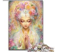 Puzzle 1000 pièces pour Adultes Déesse de l'aquarelle, Jouet de Divertissement Familial idéal comme Cadeau pour Toute la Famille à partir de 14 Ans (Taille 26x38cm)