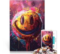 Puzzle 1000 pièces pour Adultes des sourires Fous à gogo Réduction du Stress intéressante De Superbes Cadeaux et Jouets 52x38cm