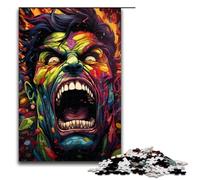 Puzzle 1000 pièces pour Adultes Dessin coloré héros Jeux de détente Jeu Familial Antistress défi Difficile 75 x 50 cm