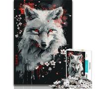 Puzzle 1000 pièces pour Adultes Dieu des Renards 1000 pièces décoration Murale Moderne à Faire soi-même Cadeau Unique pour la Maison (50x75cm)