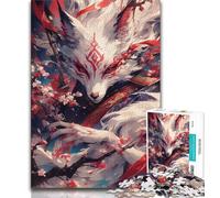 Puzzle 1000 pièces pour Adultes Dieu des Renards, 1000 pièces pour Adolescents, Cadeau d'anniversaire, décoration Murale pour Les 14 Ans et Plus (Taille 75x50cm)