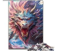 Puzzle 1000 pièces pour Adultes, Dieu Dragon, en Carton, pour Les Parents, Les Amoureux et Les Amis - 14 Ans et Plus, 1000 pièces(26x38cm)