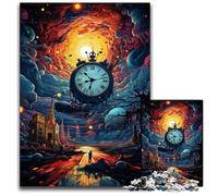 Puzzle 1000 pièces pour Adultes Dieu du Temps Puzzles en Bois Activité familiale Bricolage Décoration dintérieur Cadeau de Vacances 1000 pièces (75 x 50 cm)