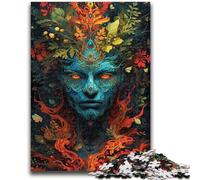 Puzzle 1000 pièces pour Adultes, Dieu psychédélique, activités familiales stimulantes, Jouets à Faire soi-même pour décoration Murale, Cadeaux, 38x26cm