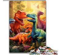 Puzzle 1000 pièces pour Adultes Dinosaur World Jigsaw Activité familiale Amusante, défi cérébral, pour Adolescent (Taille : 50x75cm)