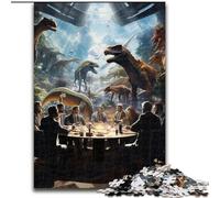 Puzzle 1000 pièces pour Adultes Dinosaur World Jigsaw pour Les Adolescents, Les Couples et Les Amis pour Les Anniversaires, Noël (Taille : 26x38cm)