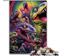 Puzzle 1000 pièces pour Adultes Dinosaures Anciens Jeu interactif Familial, idéal pour Les Adolescents, Cadeau Casse-tête (Taille : 26x38cm)