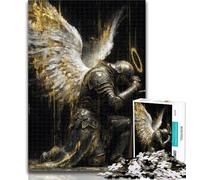 Puzzle 1000 pièces pour Adultes, dix Chevaliers Anges médiévaux pour Adolescents, idéal comme Cadeau pour Toute la Famille à partir de 14 Ans, 26x38cm