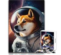Puzzle 1000 pièces pour Adultes Doge - Jeu de défi Unique - Course de Vitesse Manuelle - Jouet éducatif - Dimensions:38x26cm