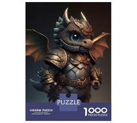 Puzzle 1000 Pièces pour Adultes Dragon Armor Puzzles pour Adultes - Décoration Murale - Niveau De Difficulté : Difficile, Très Difficile Et Stimulant 38x26cm/1000pcs