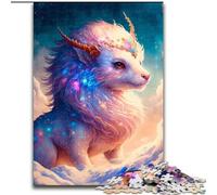 Puzzle 1000 pièces pour Adultes Dragon Baby en Bois, idéal pour s'amuser en Famille, se détendre et Offrir des Cadeaux de Vacances 50x75cm Fête d'anniversaire pour Hommes Femmes