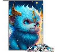 Puzzle 1000 pièces pour Adultes Dragon Baby en Bois, pour Noël et Le Nouvel an, Cadeau de Vacances 50x75cm, activité de Jeu familiale captivante