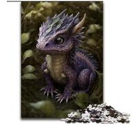 Puzzle 1000 pièces pour Adultes Dragon de feu au Paradis, Puzzle en Bois, Casse-tête Stimulant à Faire soi-même, Jeu Familial interactif 1000 pièces(50x75cm)