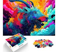 Puzzle 1000 pièces pour Adultes Dragon Difficile à réaliser mais Amusant et Humoristique Renforcer l'amour Entre Les Couples 38x26cm