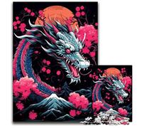Puzzle 1000 pièces pour Adultes Dragon Japonais Puzzles 1000 pièces pour Adultes Dragon Japonais Puzzles 1000 pièces (38 x 26 cm)