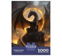 Puzzle 1000 Pièces pour Adultes Dragon's Fury Casse-tête pour Adultes - Décoration Parfaite - Cadeaux d'anniversaire Et Cadeaux Uniques 70x50cm/1000pcs