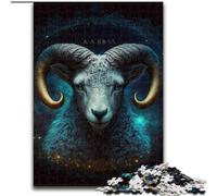 Puzzle 1000 pièces pour Adultes Dream Goat en Carton, Divertissement Relaxant, Cadeau de Noël Parfait et décoration d'intérieur 1000 pièces(26x38cm)