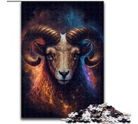 Puzzle 1000 pièces pour Adultes Dream Goat en Carton, idéal pour Les Loisirs en Famille pour Les fêtes et Les Anniversaires 1000 pièces(26x38cm)