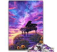 Puzzle 1000 pièces pour Adultes Dream Piano pour Les 14 Ans et Plus pour Le Plaisir en Famille et Les soirées de Jeux Jouets Cadeaux 50x75cm
