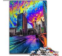 Puzzle 1000 pièces pour Adultes Dreamscape Puzzles 1000 pièces pour Adultes Jouets Cadeau Éducatif Intellectuel Décompressant Amusant Jeu Familial (Taille 50x75cm)