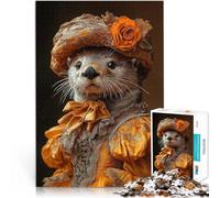Puzzle 1000 pièces pour Adultes Duchesse de la Loutre de mer pour Le Jeu éducatif Challenge Toy Bon Cadeau 38x26cm