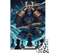 Puzzle 1000 pièces pour adultes, Échec fou, Champion, Puzzle rectangulaire créatif, Jeu de décompression, 1000 pièces (75x50 cm)