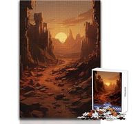 Puzzle 1000 pièces pour Adultes Échos d'un Empire déchu:Un Moment de détente et de Plaisir Assemblage Stable et découpe précise Dimensions:38x26cm