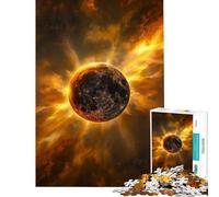 Puzzle 1000 pièces pour Adultes Éclipse de l'éternité Décoration intérieure Cadeau Unique pour Un Anniversaire ou Noël (38x26cm)