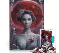 Puzzle 1000 pièces pour Adultes Éclipse Pourpre, Jeu éducatif, décoration Murale, idéal comme Cadeau 50x75cm