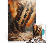 Puzzle 1000 pièces pour Adultes Éducatif ES Réalité déformée Fait de Papier,Convient aux Personnes âgées de 14 Ans et Plus Jouets Anti-Stress Cadeau d'anniversaire de Noël。Taille:26x38cm
