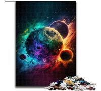 Puzzle 1000 pièces pour Adultes Effondrement des planètes Puzzle en Carton, Activité éducative pour Les compétences cognitives Amélioration des compétences cognitives 1000 pièces(26x38cm)