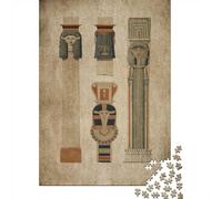 Puzzle 1000 pièces pour Adultes, Egypt Isis Pillars