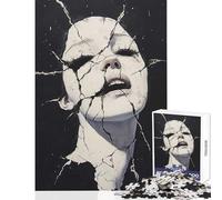 Puzzle 1000 pièces pour Adultes Élégie fracturée Jeu de Construction Amusant et éducatif pour renforcer Les Liens Amoureux Dimensions 38x26cm