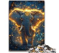Puzzle 1000 pièces pour Adultes, éléphant Magique, Jeu éducatif Familial, décoration Murale, Cadeaux d'anniversaire et de Noël Uniques, 50x75cm