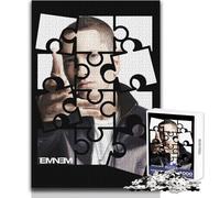 Puzzle 1000 pièces pour Adultes - Eminem - Profitez de Moments de Calme et de sérénité - Découpe de Haute précision - Jeu de Loisirs créatifs - Dimensions:38x52cm