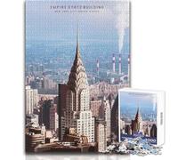 Puzzle 1000 pièces pour Adultes - Empire State Building - Jeu intellectuel - Une œuvre d'art - Jouet éducatif - Dimensions 50x75cm