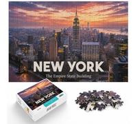 Puzzle 1000 pièces pour Adultes, Empire State Building | Pour une longue soirée puzzle après le travail : ce puzzle 1000 pièces adulte se prête aux longues séances de puzzle.