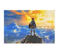 Puzzle 1000 Pièces pour Adultes ，Enfant Puzzle ，Jeu Éducatif pour Les Défis，The Legend of Zelda，des Vacances pour Adolescents，Cadeau de Noël，70x50cm，Paper