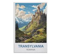 Puzzle 1000 Pièces pour Adultes ，Enfant Puzzle ，Jeu Éducatif pour Les Défis，Transylvanie Roumanie，des Vacances pour Adolescents，Cadeau de Noël，75x50Cm，Wooden Puzzle,AA-1421