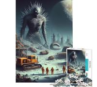 Puzzle 1000 pièces pour Adultes Espace Interdit Puzzle pour Adultes Décoration Murale Niveau Difficile Cadeau Unique pour Un Anniversaire ou Autre Cadeau (Dimensions 38x52cm)