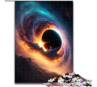 Puzzle 1000 pièces pour Adultes, Espace, Trou Noir, Voie lactée, en Bois, Casse-tête Stimulant pour Adolescents, soirée de Jeux en Famille, 1000 pièces(50x75cm)
