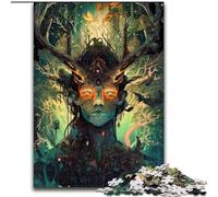Puzzle 1000 pièces pour Adultes Esprit de la forêt Puzzles stimulants Taille 26x38cm pour Les Adolescents, Les Couples et Les Amis pour Les Anniversaires, Noël