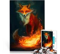 Puzzle 1000 pièces pour Adultes Esprit du Renard Jouets de Divertissement Familial Activités Amusantes à la Maison, Cadeaux d'anniversaire, Cadeaux de Voyage, 75x50cm