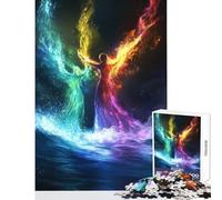 Puzzle 1000 pièces pour Adultes « Esprits élémentaires Dansant sur Les Vagues » Jeu à Monter soi-même Idée Cadeau Jeu passionnant et Anti-Stress Dimensions 38x26cm