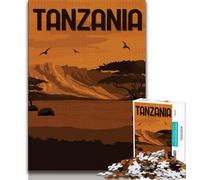 Puzzle 1000 pièces pour Adultes et Adolescents, Affiche de Voyage dans Le Monde, Anti-Stress, Vacances à la Maison, Passe-Temps, Amour Entre Couples (38x26cm)
